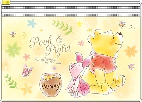 Amazon Co Jp ティーズファクトリー 2ポケット クリア ポーチ ディスニー プレシャス ドリーム くまのプーさん 0 2 19 5 14cm ホーム キッチン
