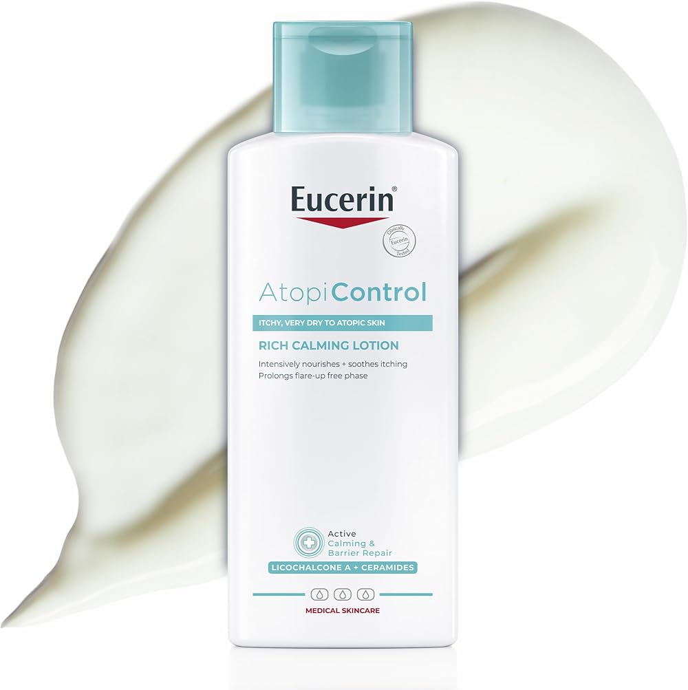Eucerin AtoControl Rich Calming Lotion 250ml Soothes Eczema & Atopic Dermatitis