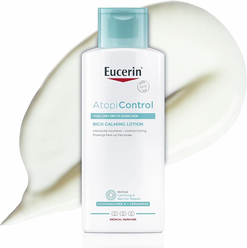 Eucerin AtoControl Rich Calming Lotion 250ml Soothes Eczema & Atopic Dermatitis