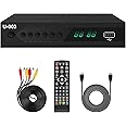 Analog to Digital Converter Box - UBISHENG Set Top Box/TV Converter Box/ATSC Tuner for 1080P HDTV with HDMI Cable, TV Tuner F