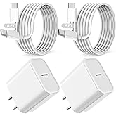 Fast iPad Charger,iPad Charger Fast Charging 2Pack Wall Chargers Plug Adapter Type C USB C to C Cable Cord 6ft for iPad Pro 12.9,iPad Pro 11/13inch(M4),iPad Air 5th/4th,iPad mini 6/7,iPad 10/11th(A16)