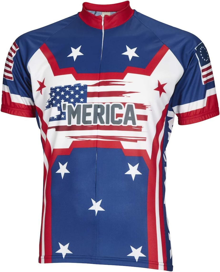 BDI Men's Merica Cycling Jersey