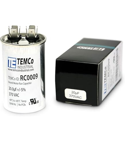 2 Condensadores De Arranque Para Motor PATIKIL – 53-64uF, 250V, CD60 | Para Compresores, Aire Acondicionado, Lavadoras | Incluye 2 Unidades