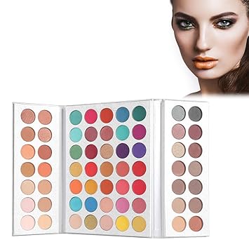 brrnoo Beauty Glazed 63 Colours Pearlescent Matte Eyeshadow Eye Cosmetics Makeup Palette