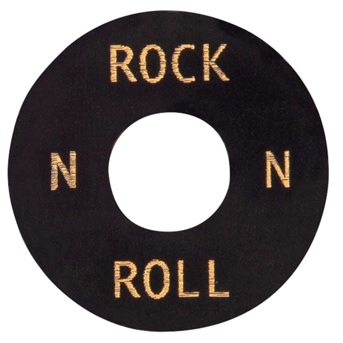 JOE DOE POKER CHIP IN AGED BLACK - ROCK - ROLL