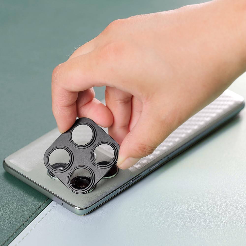 Ibywind Schutzfolie für Motorola Edge 60 5G,2 Stück Displayschutz,mit Metall-Kameraschutz,Einfache Installation,Unterstützt Fingerabdrucksensor,anti-kratzer,Blasenfreiheit,Bruchsicher,Öl Resistent 4