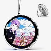 Chamii AniPin Pro Digital Pin/Badge, Electronic Button with LED Screen, Customizable Anime Style Badge with Dynamic Touch Scr