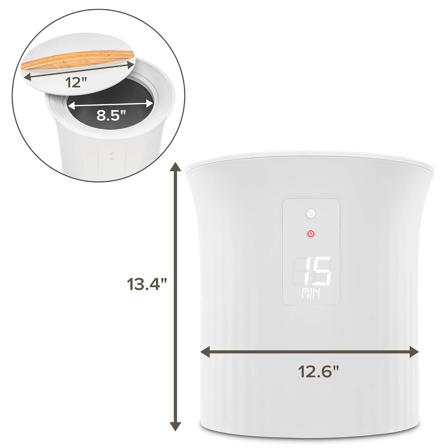 Live Fine Towel Warmer | Bucket Style Luxury Heater with LED Display, Adjustable Timer, Auto Shut-Off | Fits 40” x 70” Bath Sheet Towel: Beauty