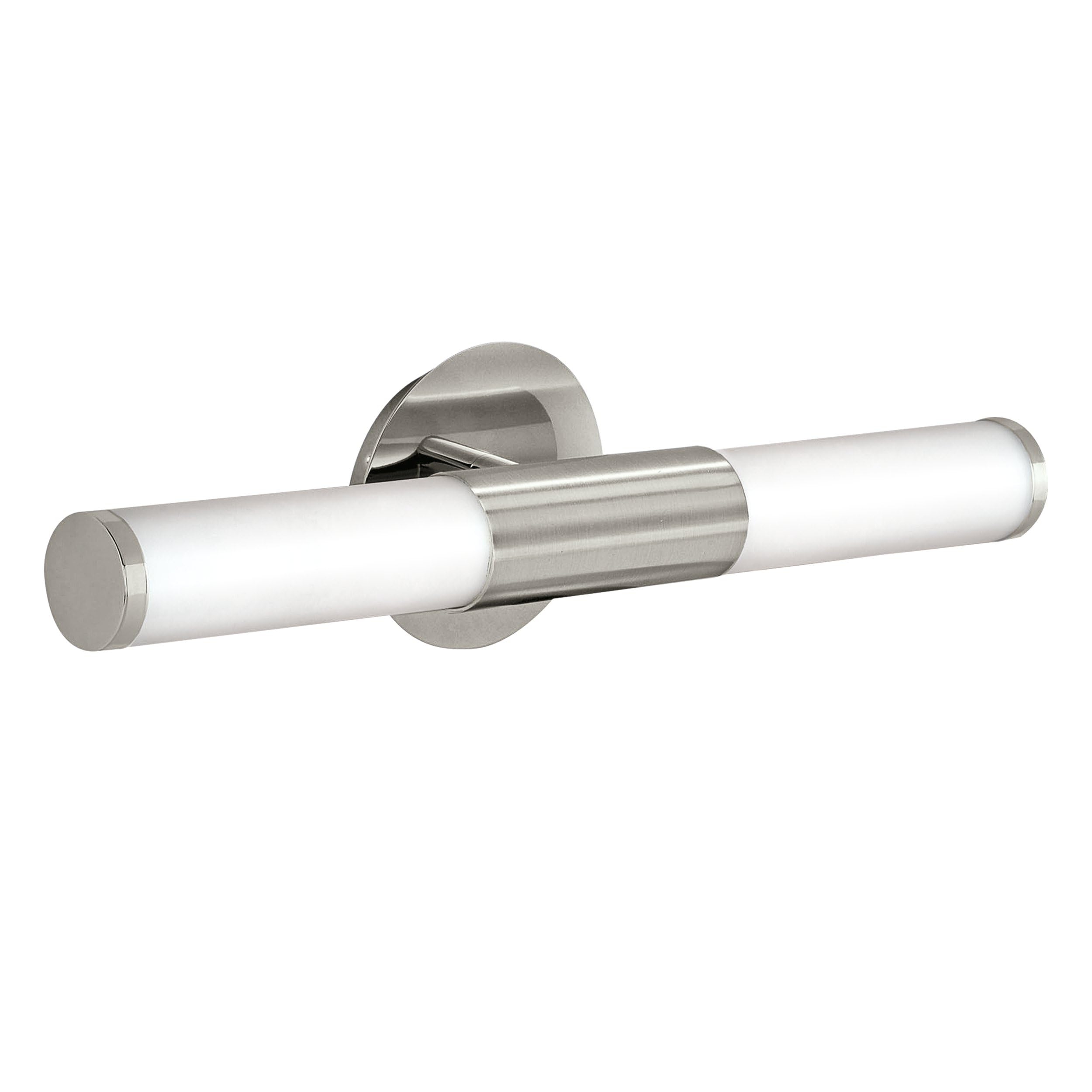Eglo Bathroom Wall Light, Steel, E14, 40 W, Satin Nickel, 87222