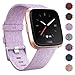 QIBOX Bands Compatible with Versa, Woven Fabric Wrist Strap Watch Special Edition Replacement Bands Classic Square Stainless Steel Buckle Compatible with Versa Smart Watch