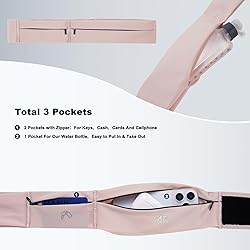 Running Belt for Women and Men, Water Proof Running