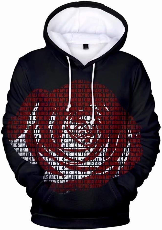 VOSTEPLUS Juice Wrld Hoodie 3D Printed Hooded Pullover Sweatshirt for Unisex