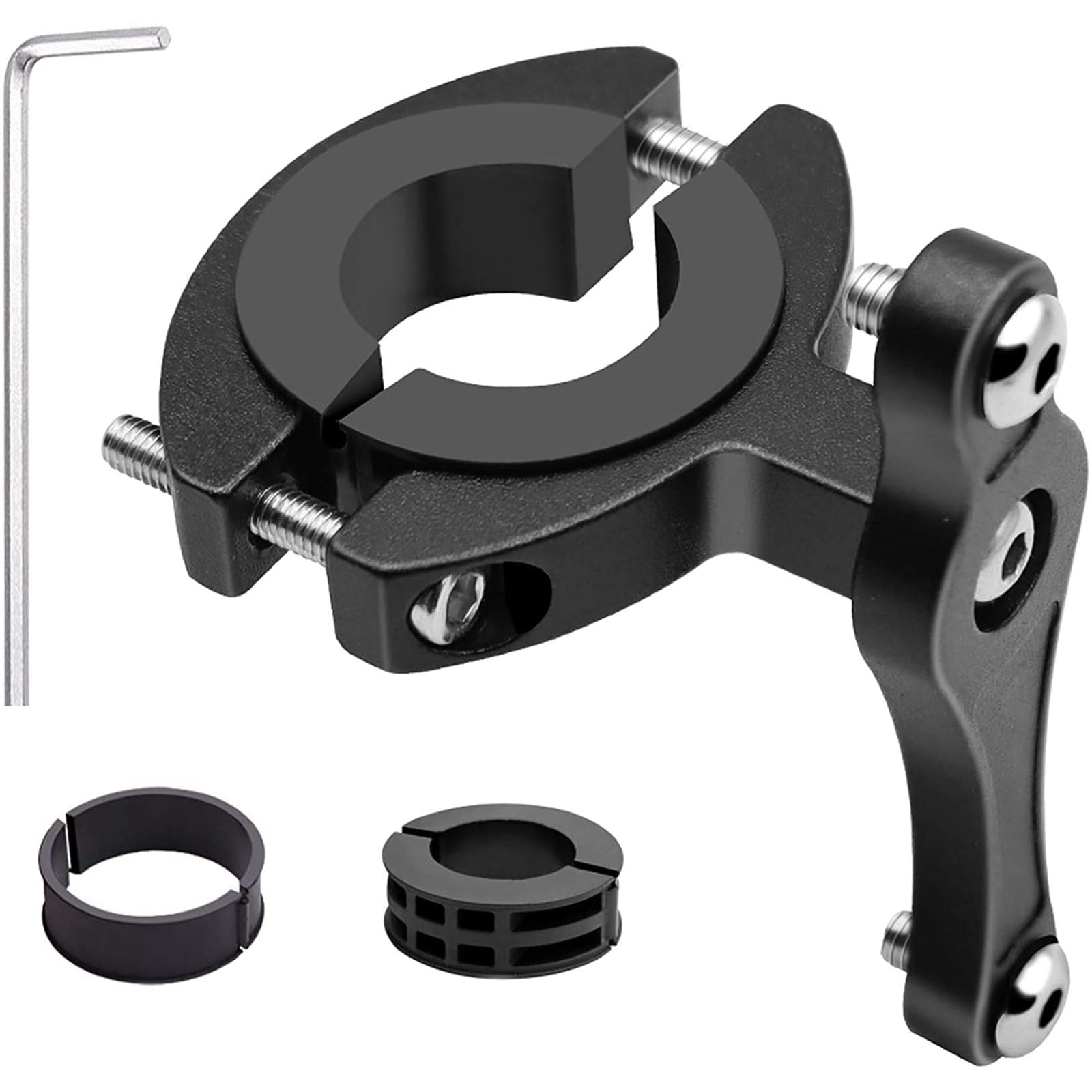 Aluminum Road Bike Bottles Cage Mount Adapter, Black, AL7075 Aluminum Cup Holder