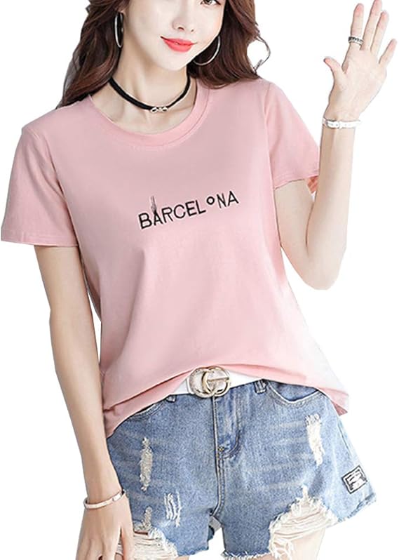Amazon Tシャツ レディース半袖トップス 無地 カットソー ゆったり シンプル コットン Tシャツ 5色 Tシャツ カットソー 通販 Amazon Tシャツ レディース半袖トップス 無地 カットソー ゆったり シンプル コットン Tシャツ 5色 Tシャツ カットソー 通販