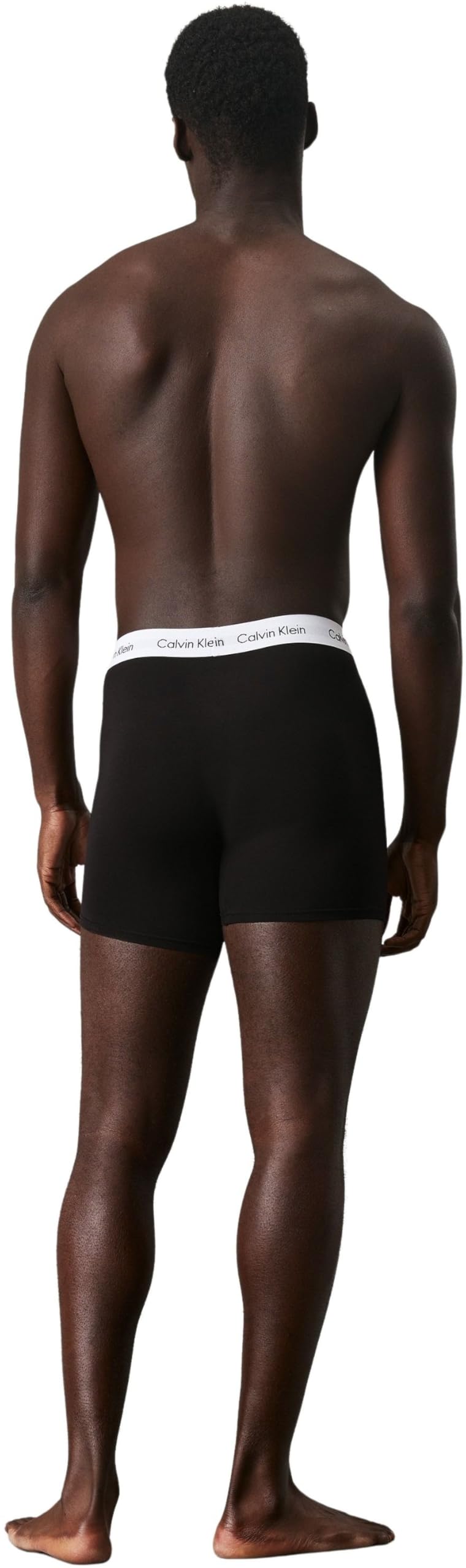Calvin Klein Herren 3er Pack Boxershorts Briefs Boxer Brief Stretch, Schwarz (Black), L 3