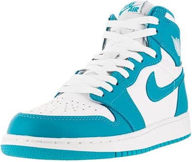 Amazon.com: Air Jordan 1 Retro Alto OG BG - 575441 117, turquesa : Deportes  y Actividades al Aire Libre