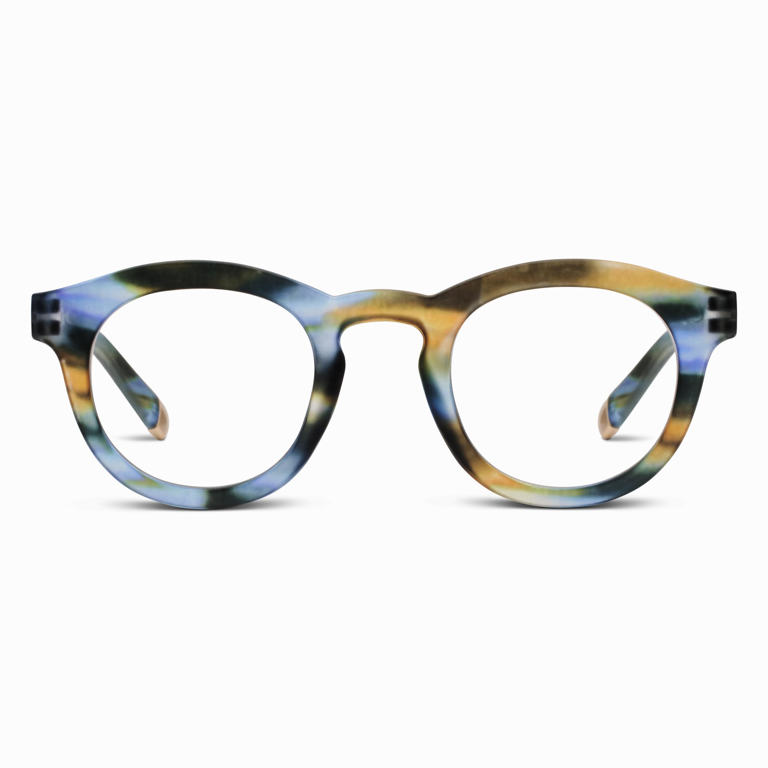 Peepers by PeeperSpecs Oprah's Favorite Women's Round Stardust Blue Light Blocking Reading Glasses