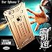 iPhone 7 Bumper Case,iSmarTech CNC Aircraft Aluminum Bumper Case For iPhone 7 With 1PC Tempered Glass Screen Protector,Anti-knock Shockproof Metal Frame Back Cover Case With Perfect Retail Package