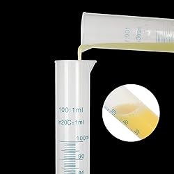 10Pack 100ml Plastic Graduated