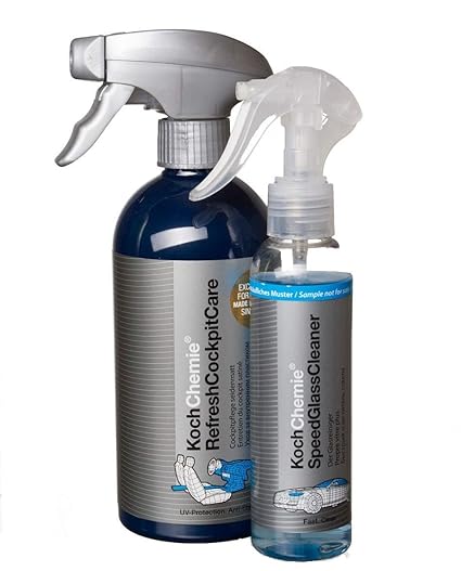 HEWADI® Set Koch Chemie Refresh Cockpit Care Cockpitpflege 500ml inkl. Speed Glass Cleaner 140ml.