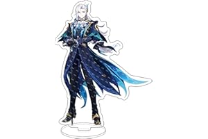 Rainteam Genshin Impact Characters Acrylic Stand Figure,Colorful and Exquisite Character Design for Game Fans' Collection (Ne
