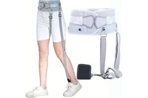 OUOQNUE Wearable Walking Device, Portable Bionic Exoskeleton Aid, Adjustable Length, Detachable, Rehabilitation Training Walk