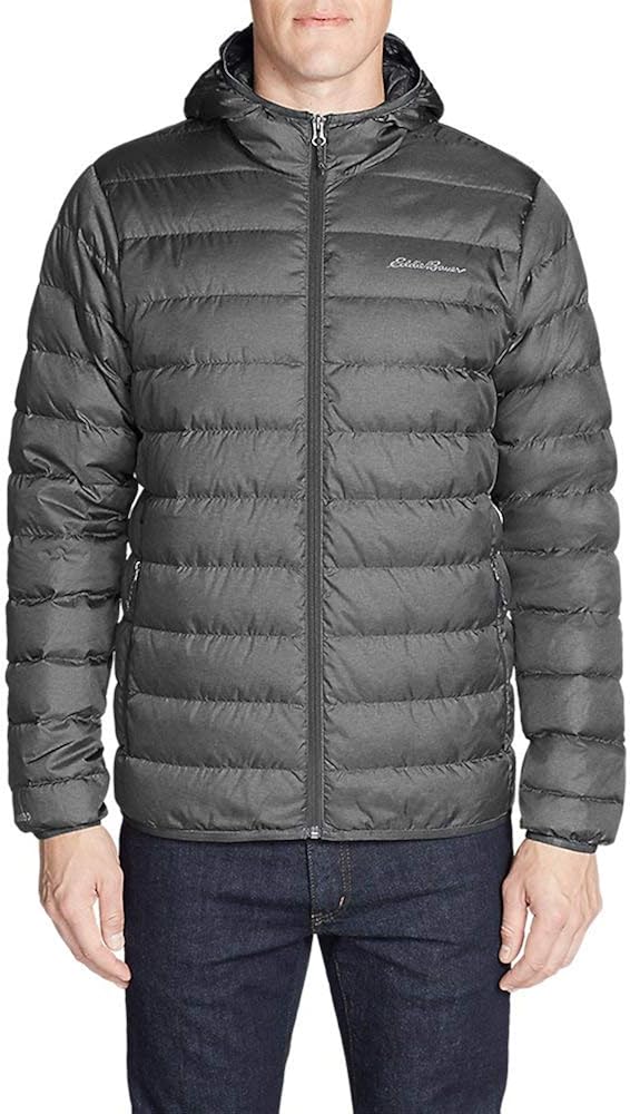 Eddie Bauer Men's CirrusLite Down Hooded Jacket at  Men’s Clothing store