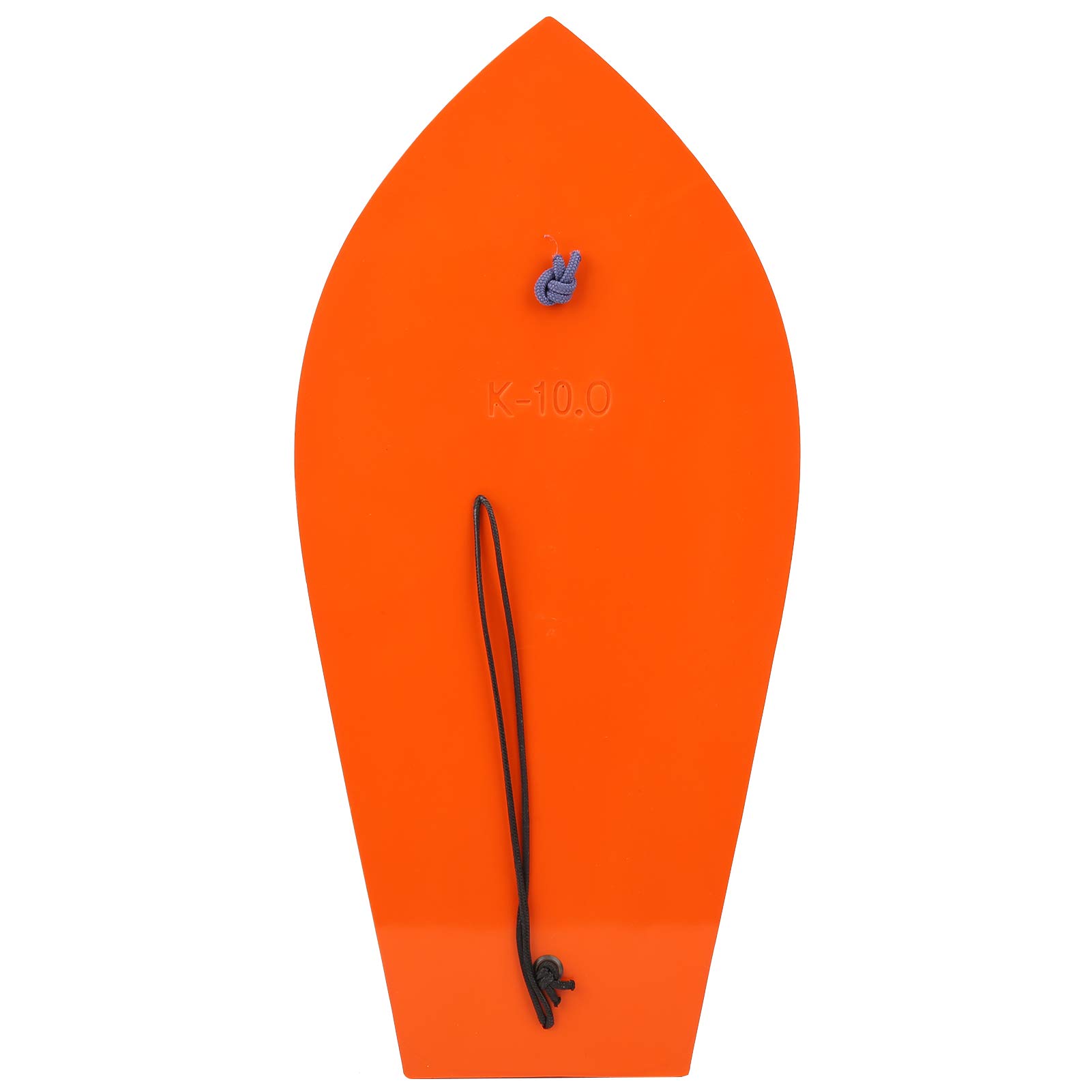 Pilipane Fishing Trolling Diving Board - Orange with Blue Wire, Lightweight Durable Plastic, Storage Function for Hooks & Lines, Suitable for Bluefin Tuna & Migratory Fish (290mm)