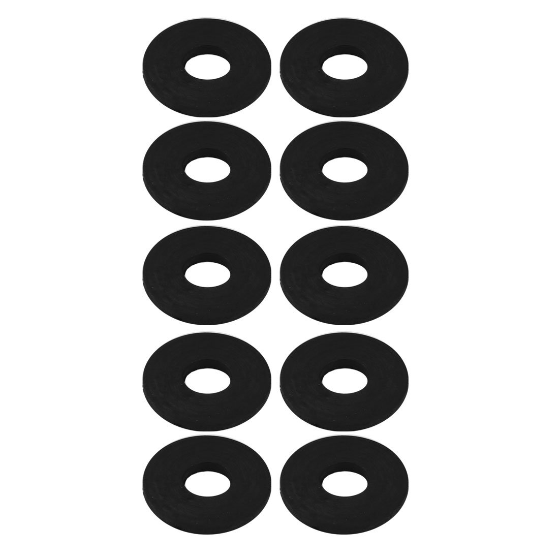 sourcingmap Nitrile Rubber Flat Washers 21mm OD 8mm ID 2mm Thickness for Faucet Pipe Water Hose, Pack of 10