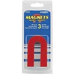 Red Cast Alnico 5 U-Shaped Magnet With