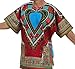 RaanPahMuang Unisex Bright Africa Heart Dashiki Cotton Plus Size Shirt