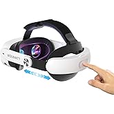 Head Strap for Oculus Meta Quest 3S Quest 3, Fashion Adjustable Comfort Enhanced Support VR Headset Accessories Strap No Battery Reduce Facial Stress and Gaming Immersion