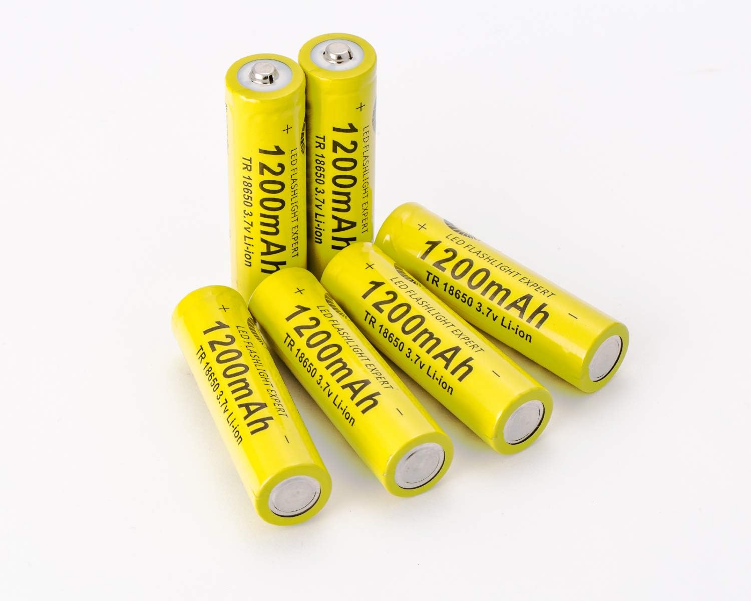 Super Bright 2000 Lumen 18650 Tactical Flashlight and 6PCS 3.7V High Capacity Rechargeable Battery+Batteries Charger, Zoomable, Water Resistant, 5 Modes Handheld Light - - 
