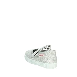Cienta Girls Mary Jane Shoe, Silver, 20 M EU / 4 M