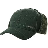 TOP-EX Oversized XL/XXL Unisex Wool Blend Winter Trapper Hat Baseball Cap Fleece Earflaps Fleece Lined