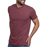 INTO THE AM Men's T-Shirts Soft Cotton Blend Crew Neck Tee S - 4XL Athletic Fit Plain & Logo Basic T-Shirt for Men