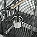 ZENY Bird Cage Wrought Iron 61-Inch Pet Bird CagePlay Top Parrot Cockatiel Cockatoo Parakeet Finches Birdcagethumb 4