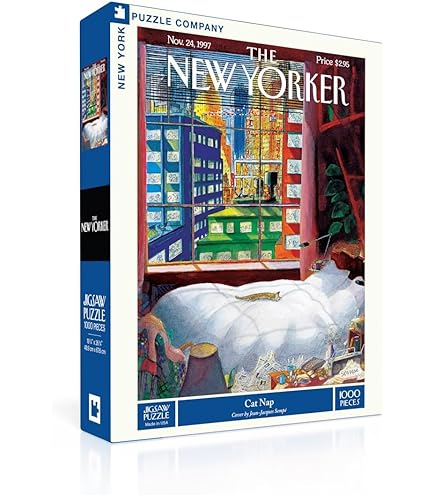 Amazon.com: Puzzle (1000pc) New Yorker : Canine Couture : Toys & Games