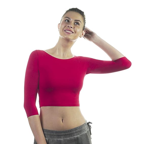 Blouse BN Perfect Knee Length Boat Neck Readymade Blouse