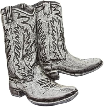 pewter cowboy boots