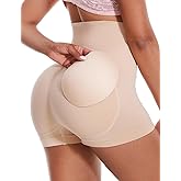 Zimi Collection Tummy Control High Waist Butt Lifter Panties Padded Underwear for Women Hip Enahncer Body Shaper Boyshort