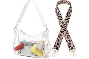 CYHTWSDJ Clear Bag Stadium Approved Clear Purse for Women Stadium