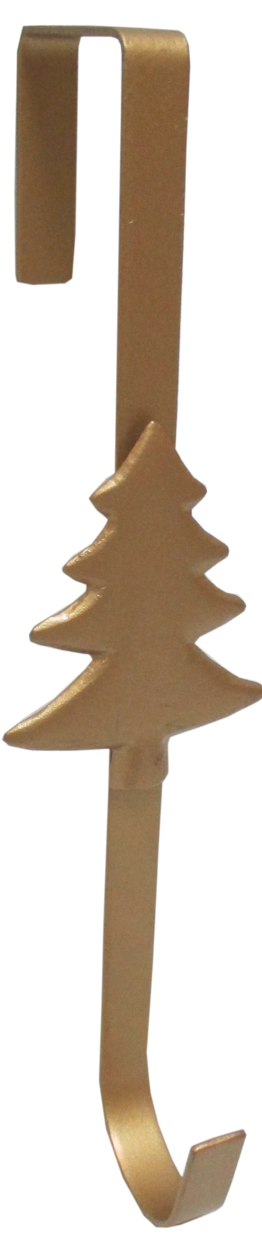 Christmas Concepts® 290mm (11.4") Christmas Metal Wreath Hanger - Gold Tree Design