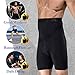SAILORSTAR Men's High Waist Slimming Body Shaper Tummy Control Shapewear Waist Abdomen Trimming Boxer Brief (Large/ 36.22-42.13inch Waist, Black)
