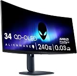 Alienware AW3425DW 34 Gaming Monitor QD OLED 3440x1440 240Hz USB-C 3Y Warranty