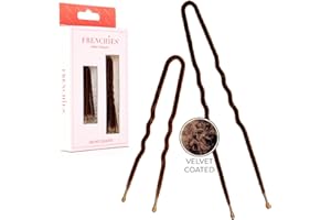 Frenchies Ultra Flocked Extra Soft French Twist Hair Pins for Women, Girls, Teens Buns, Wedding Hair Accessories, Womens Updo
