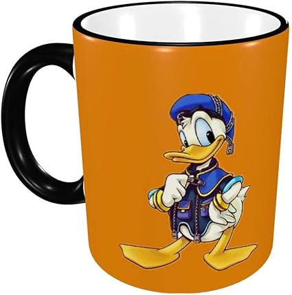 Amazon Co Jp ドナルドダック 陶器カップ マグ 耐高温 軽量 かわいい おしゃれ アニメ キャラクター 贈り物 子ども 男女兼用 ホーム キッチン