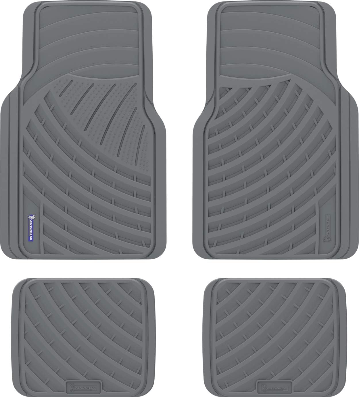 MICHELIN Automotive All Weather Rubber Floor Mats 4 Piece