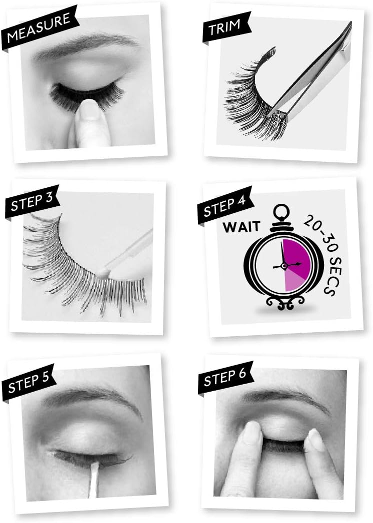 Eylure Volume Lashes - No. 109 (packaging may vary), Black, 2 count (Pack of 1) - Image 4