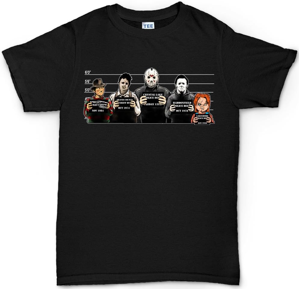 The Usual Horror Suspects Halloween T Shirt